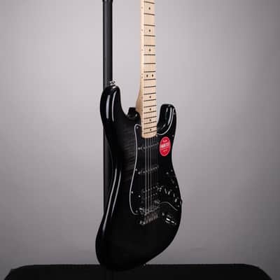 Squier Affinity Series Stratocaster FMT HSS Electric Guitar - Black Burst with Maple Fingerboard image 3