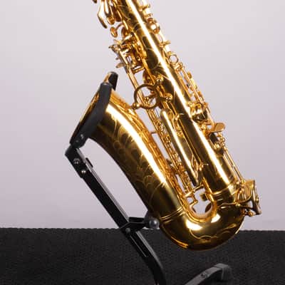 Victory Musical Instruments Triumph Series Student Eb Alto Saxophone - Gold Lacquer With Case and Mouthpiece image 1