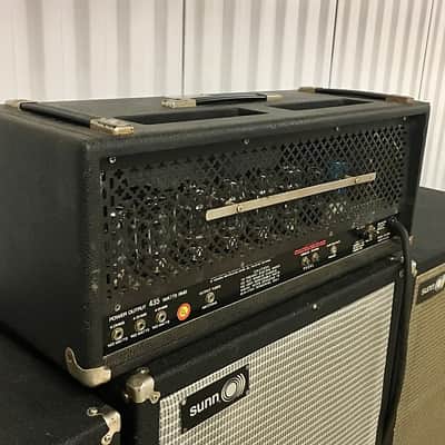 Fender 400-ps c 1969 original vintage USA 500 watt all tube monster bass guitar amplifier image 11