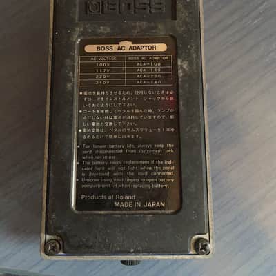 Boss OC-2 1984 - Players condition black label image 2