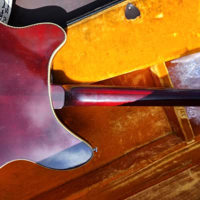 1968 Rickenbacker 375 Burgundy Glo Vintage Semi-Hollow with Rick-O-Sound & Accent Vibrato with Hardshell Case image 13