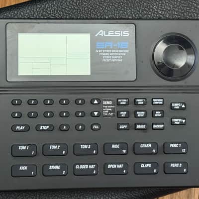Alesis SR-16 Stereo Drum Machine- Classic Hardware Drum Machine