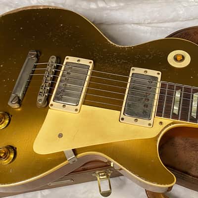 NEW! Gibson Custom Shop '57 Les Paul Gold Top Reissue Ultra Heavy Murphy Lab - Authorized Dealer - ONLY 8.5 lbs! - G06413 image 1