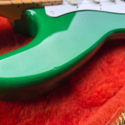 Fender Eric Clapton Artist Series Stratocaster with Lace Sensor Pickups 1989 7up Green image 3