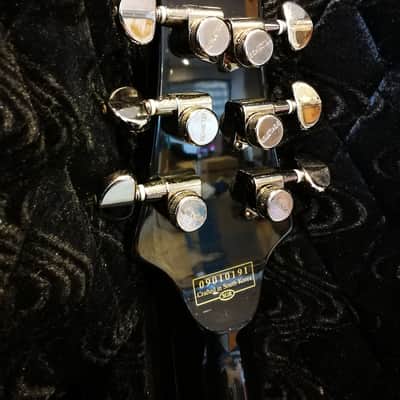 Schecter Black Jack Flying V ebony with Original Coffin Case image 8