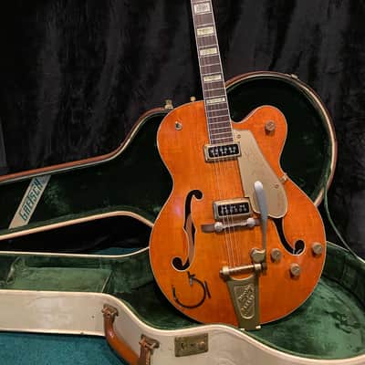 1954 Gretsch 6120 Chet Atkins vintage Rare first production cactus cowboy inlays image 1