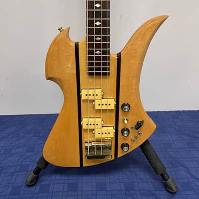 Vintage BC Rich USA Mockingbird 4-string electric bass guitar neck through body with Original Case Early 1980's image 8