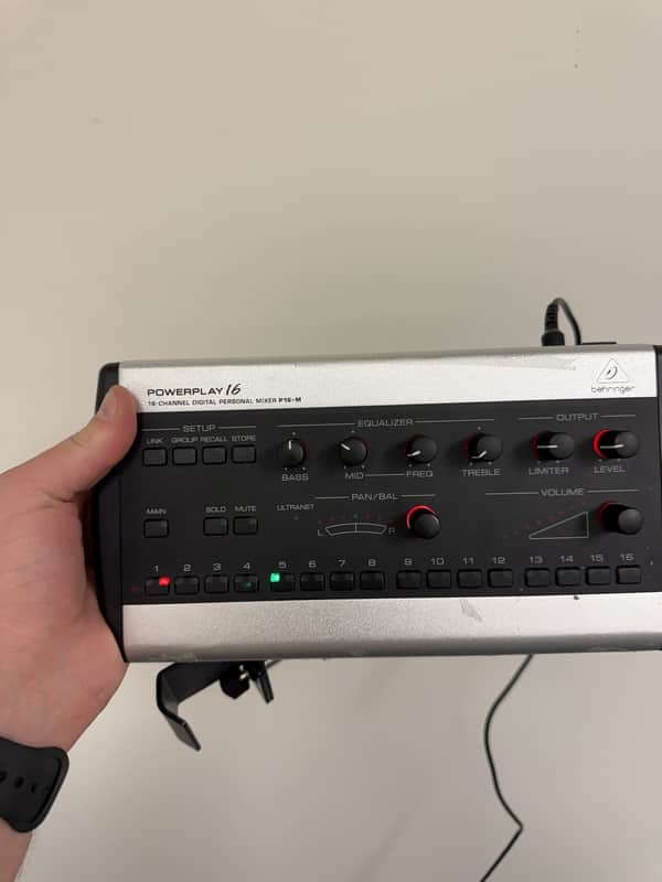 Behringer Powerplay 16 P16-M 16-Channel Digital Personal Mixer image 1