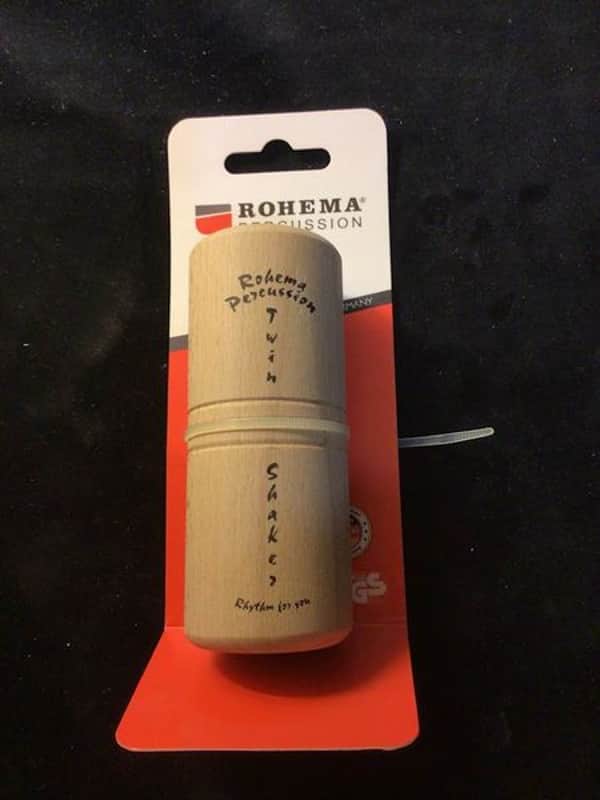 Rohema Percussion - Wooden Shaker - Twin Shaker - Medium Pitch image 1