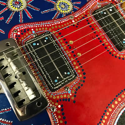 Peavey  T-15 Custom Folk Art Paint Job Southwestern Electric Guitar image 4