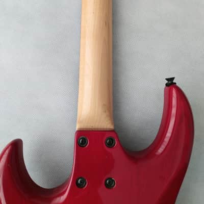 Aria Pro II AQ-65 Aquanote - Arch Top - See-Thru-Red - 1989 JAPAN VINTAGE image 10