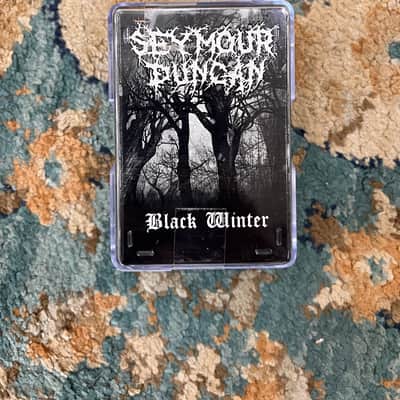 Seymour Duncan Black Winter Bridge Trembucker 2010s - Black image 7