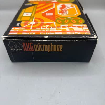 VTG AKG D707E Cardioid Dynamic Microphone Kit - Tested Original Box & Papers image 3