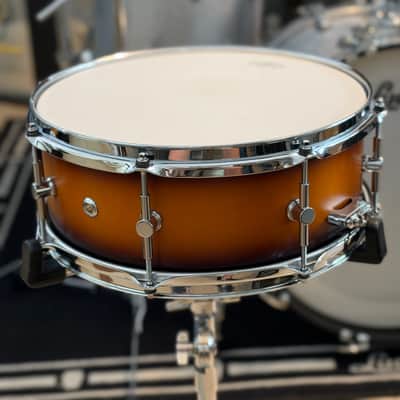 Canopus BR-1455 5.5”x14” Birch Snare Drum 2025 - Tobacco Burst Matte image 2