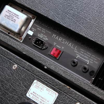 *All Original* 1986 Marshall 5518 Rare Combo Bass Amp | Integrated Bass System Head – Vintage UK-Made Bass Amp – Original 8 ohm Celestion Speaker | Recently Serviced image 5