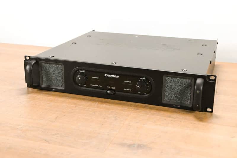 Samson SX1200 2-Channel Rack-Mount Power Amplifier CG010UT image 1
