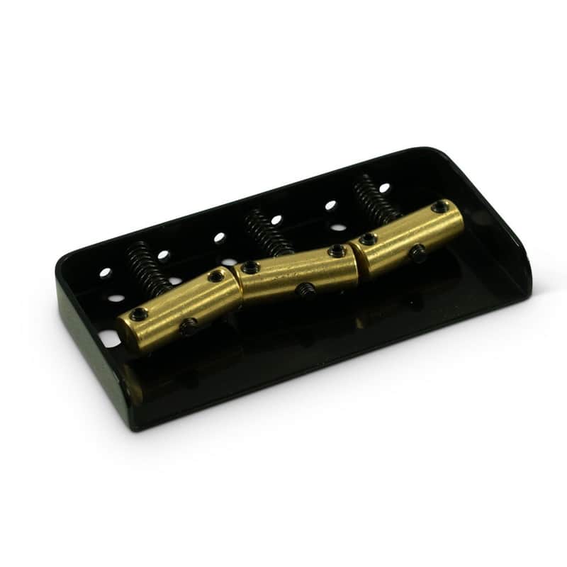 WD Half Size Intonated Bridge For Fender Telecaster - Black image 1