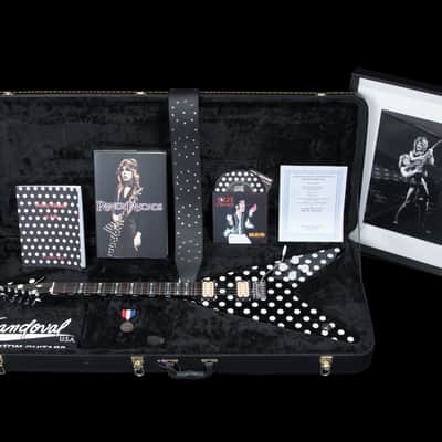 Karl Sandoval Master Built "Randy Rhoads" Polka Dot V w/Ebony Fretboard Upgrade image 3
