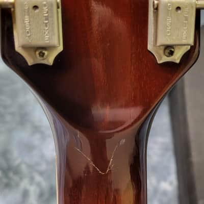 Video Demo Vintage 1973 Gibson Les Paul Deluxe Sunburst Mini Humbuckers Pro Setup New Strings Original Hardshell Case image 12