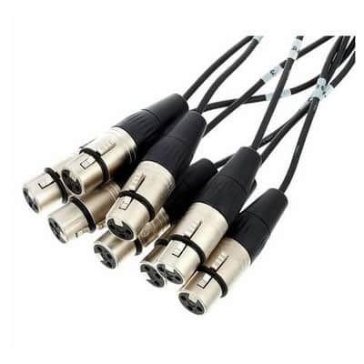 Cordial Sub-D 25-pin plug to 8x XLR-female image 5