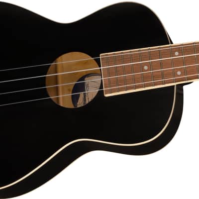 Fender Avalon Tenor Ukulele Walnut FB Black image 3
