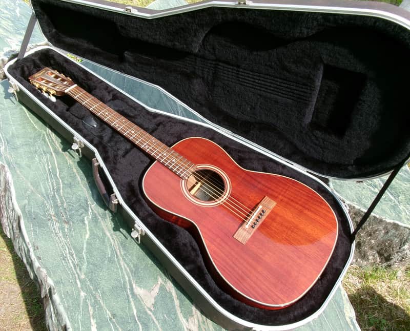 2000 Takamine PT-407 parlor size New Yorker Guitar Hawaiian Koa+Original Case image 1