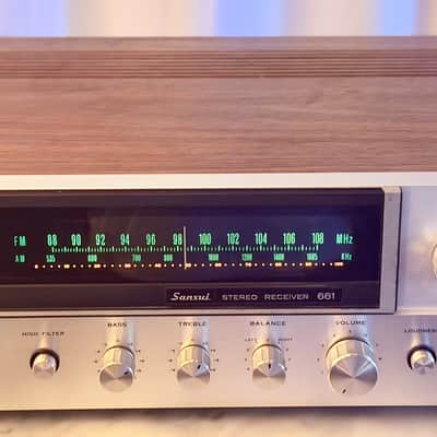 ✨ Sansui 661 Vintage Stereo Receiver – Professionally Serviced – Wood Cabinet – Made in Japan image 5