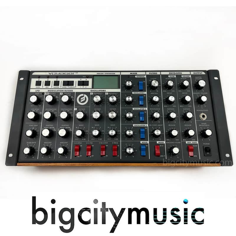 Moog Minimoog Voyager RME Rack Mount Edition Monophonic Synthesizer 2005 - 2015 - Black image 1