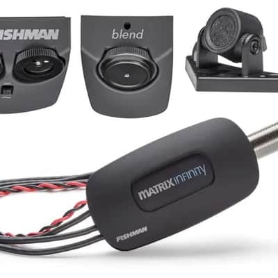 Fishman Matrix Infinity VT Acoustic Pickup with Narrow Saddle 2010s - Black image 4