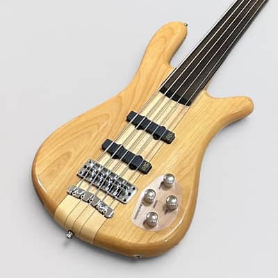 Warwick RockBass Streamer NT I 5-string Fretless Electric Bass Guitar - Natural image 11