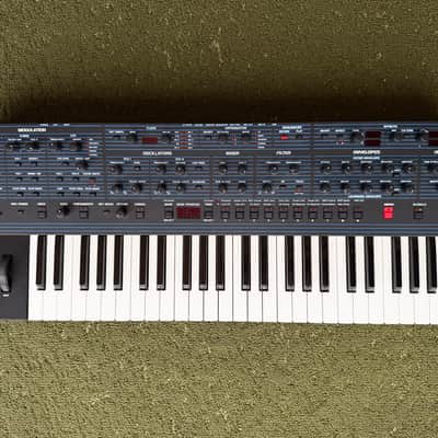 Sequential OB-6 49-Key 6-Voice Polyphonic Synthesizer 2018 - Present - Black with Wood Sides