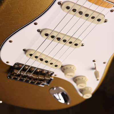 Fender Custom Shop Postmodern Stratocaster Journeyman Relic, Aged Aztec Gold image 18
