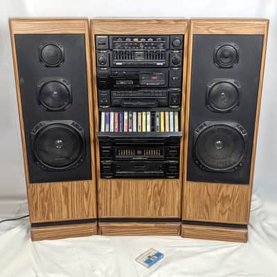 Vintage Soundesign 5863 Double Cassette Stereo System 1980's - 2x Tape Deck, AM-FM image 23