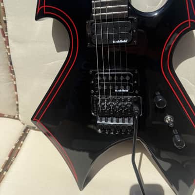B.C. Rich WMD WARBEAST Neckthru 2007 - Korean MINT! Black/Red image 2