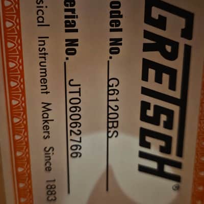 Gretsch G6120BS Chet Atkins Hollow Body Blue Burst w/ OHSC & CoA image 6