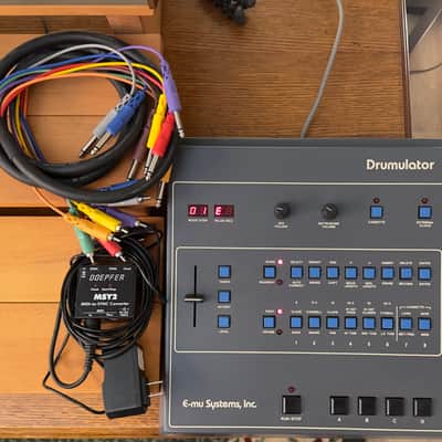 E-MU Systems Drumulator w/ e-drum cartridges, Doepfer MSY2 for Syncing and cables image 2