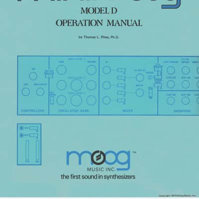 Moog Minimoog Model D - 1974 - ex Tom Rhea image 12
