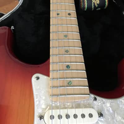 Fender American Deluxe Stratocaster 2006 60th Anniversary Aged Cherry Burst image 10