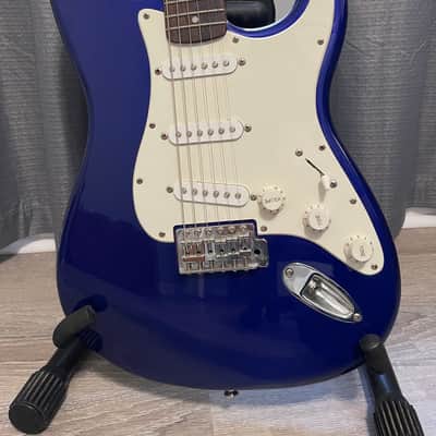 Squier Affinity Series Stratocaster with Rosewood Fretboard 2008 - Metallic Blue image 2