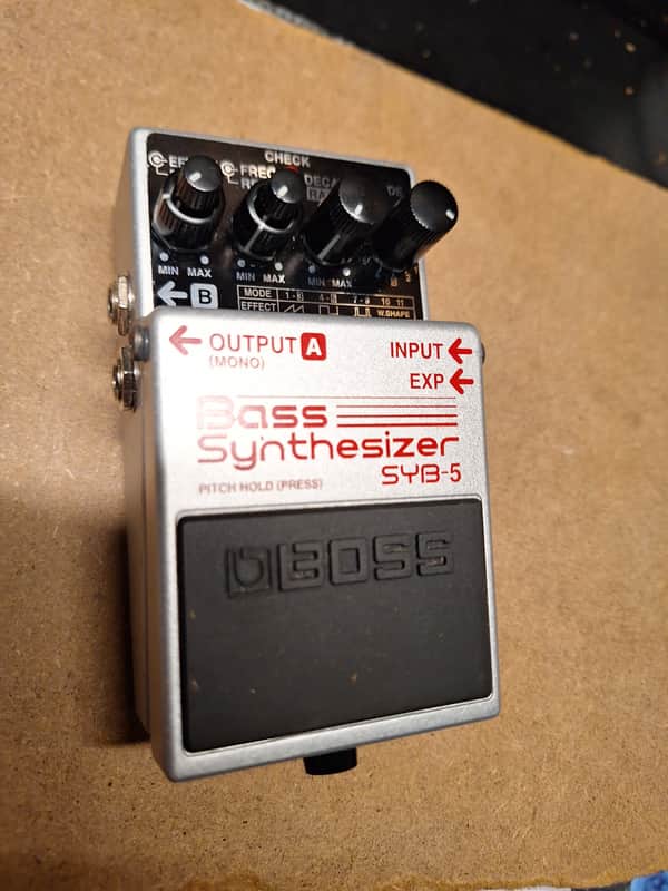 Boss SYB-3 Bass Synthesizer (Dark Gray Label) 1996 - 2001 - Silver image 1