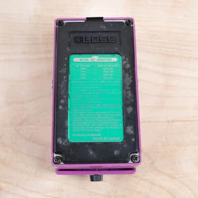 Boss BF-2 Flanger (Green Label) Purple 1985 Made in Japan MIJ image 7