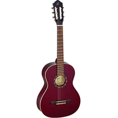 Ortega R121-3/4 WR Wine Red, inkl. Bag - 3/4 classical guitar image 1