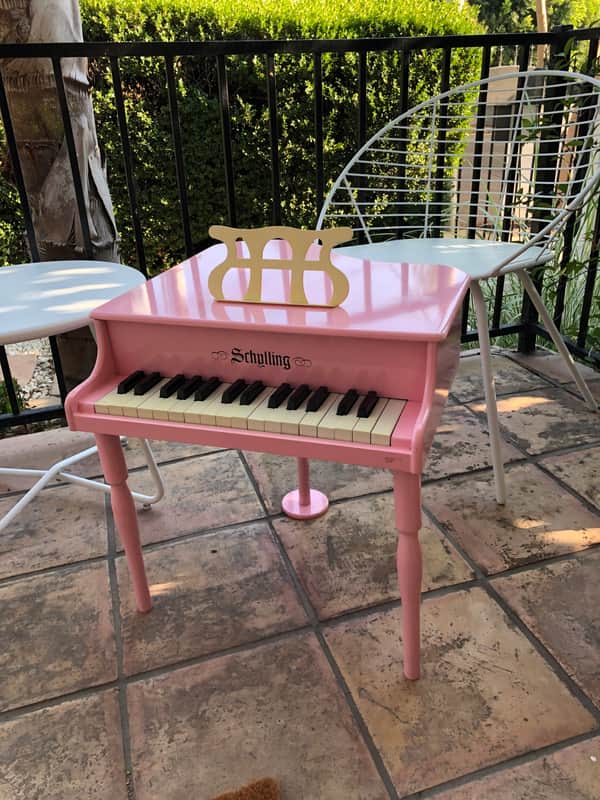 Schylling Baby Grand Piano, Pink image 1