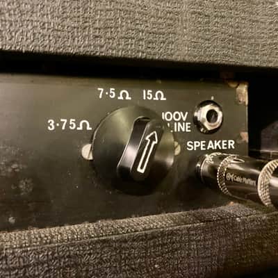WHITE W-100 guitar/ bass amplifier c 1969 Black original vintage UK England Matamp orange image 11