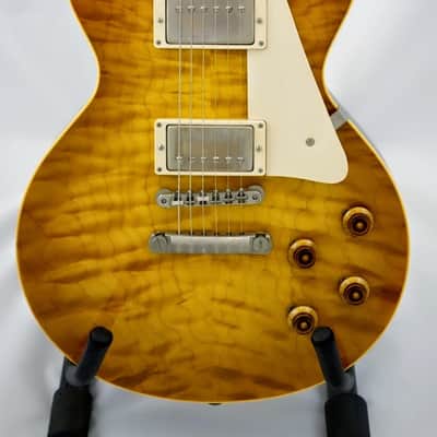2001 Gibson Les Paul 1958 Reissue (R8) Custom Historic Quilted butterscotch burst image 1