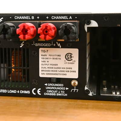 Electro-Voice (EV) TG-7 Tour-Grade Stereo Power Amplifier CG01YCK image 10