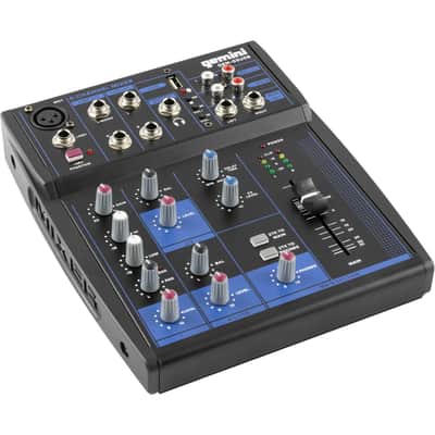 Gemini GEM-05USB 5 Channel USB Bluetooth Mixer for Live Sound & Mixing image 4