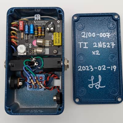 Milestone Effects Crescent Fuzz - TI 2N527 Germanium Face Style Texas Instruments 2N 527 image 4