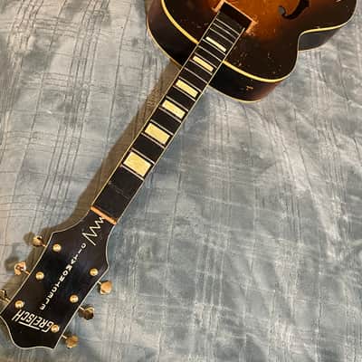 Vintage Gretsch for restoration / repair / luthier ELECTROMATIC 1953. or 1954 - Sunburst (worn) But original image 18
