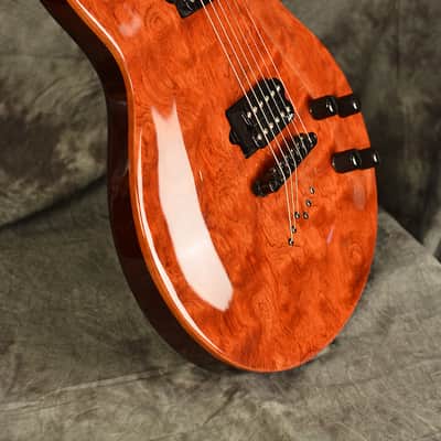 Parker PM-20 Single Cut Dual Humucker Neck Thru Quilted Bubinga Top w Deluxe Gigbag Included image 7